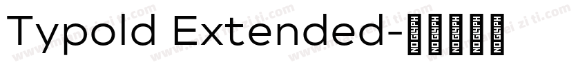 Typold Extended字体转换